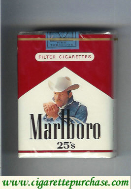 Marlboro with cowboy with cigarettes soft box
